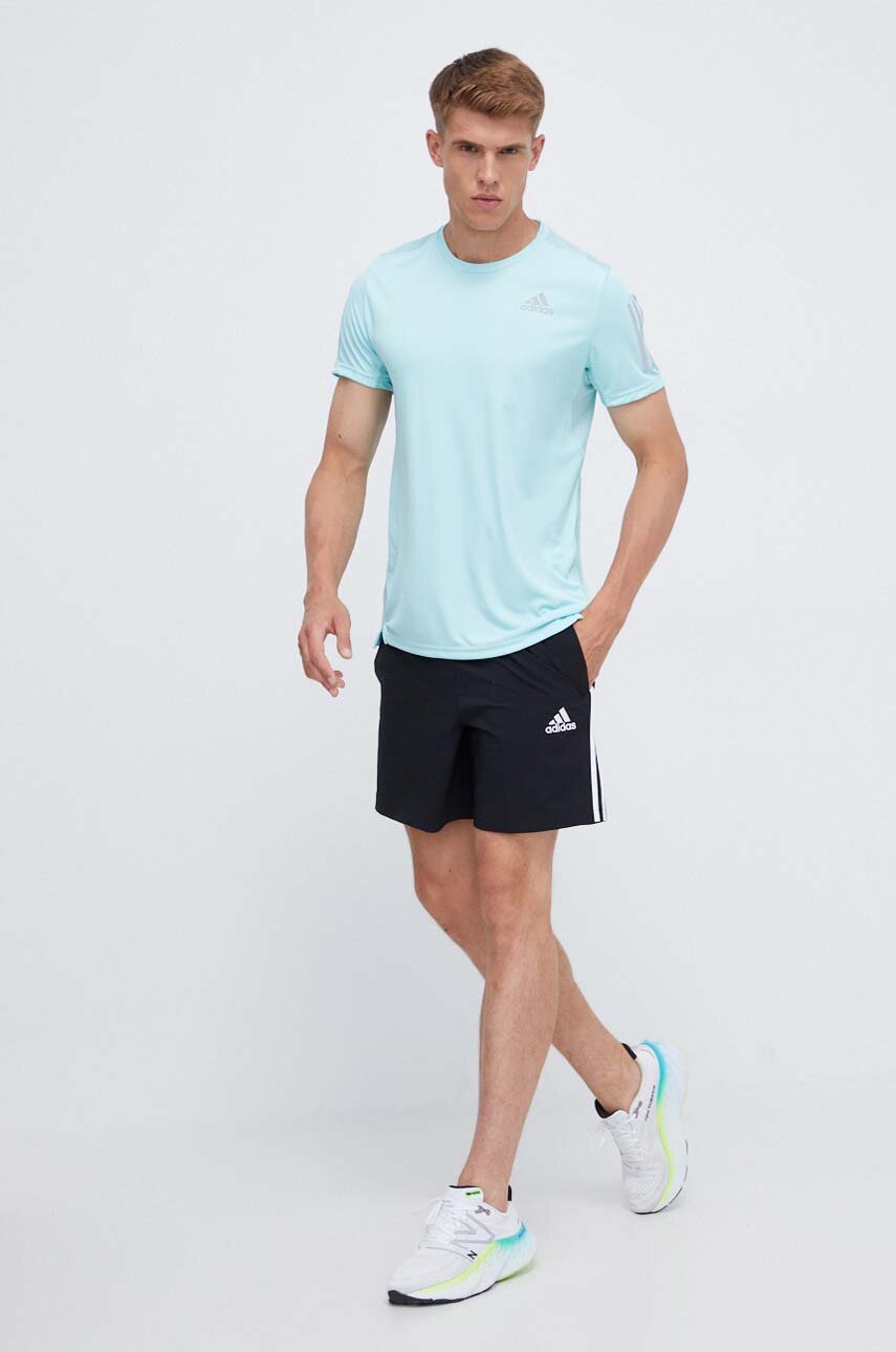 Футболка для бега adidas Performance Own the Run цвет бирюзовый с ...