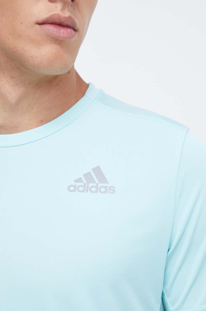 Футболка для бега adidas Performance Own the Run цвет бирюзовый с ...