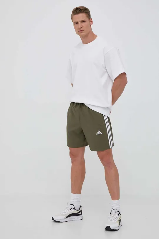 Bombažna kratka majica adidas Originals bela