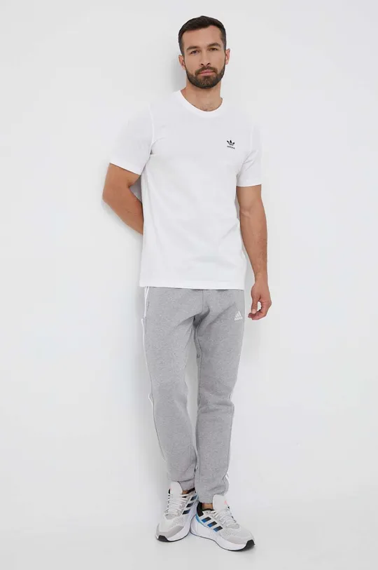 Μπλουζάκι adidas Originals λευκό