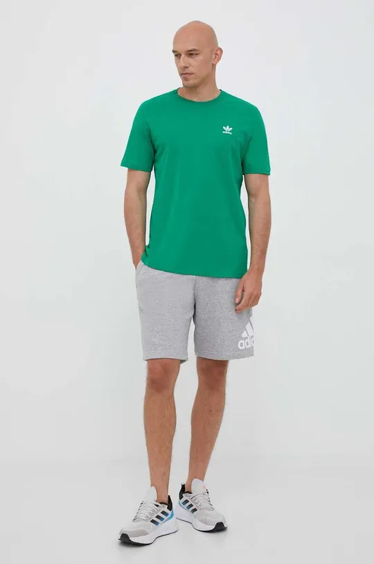 Pamučna majica adidas Originals zelena