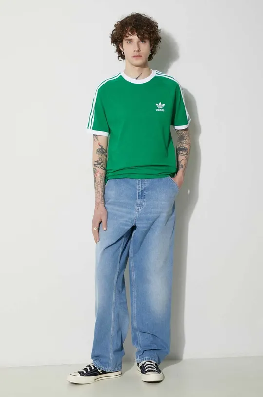 adidas Originals cotton t-shirt green