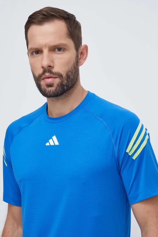 modrá Tréningové tričko adidas Performance Train Icons Pánsky