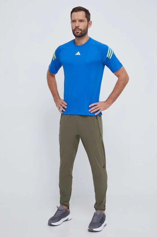 Kratka majica za vadbo adidas Performance Train Icons modra
