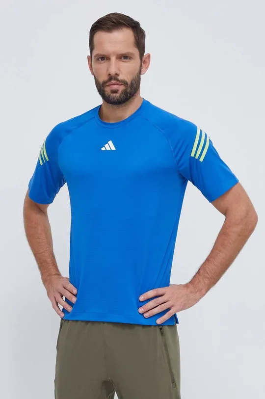 modrá Tréningové tričko adidas Performance Train Icons