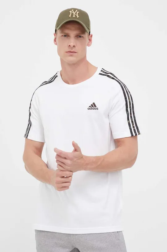 bijela Pamučna majica adidas