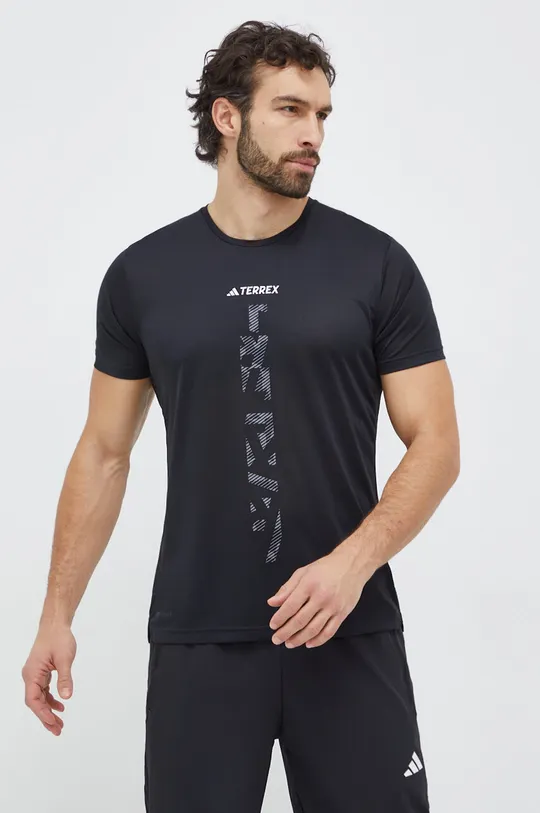 črna Športna kratka majica adidas TERREX Agravic Moški
