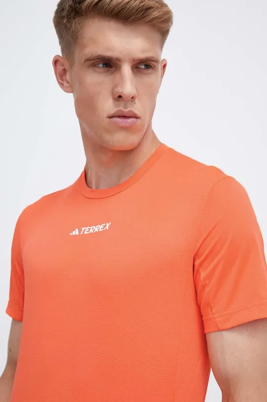 narančasta Sportska majica kratkih rukava adidas TERREX Multi Muški