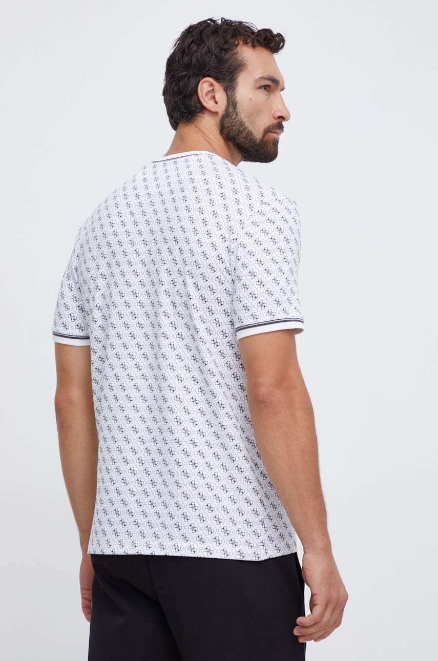 Guess T-Shirt M4GI61 J1314 Modrá Slim Fit