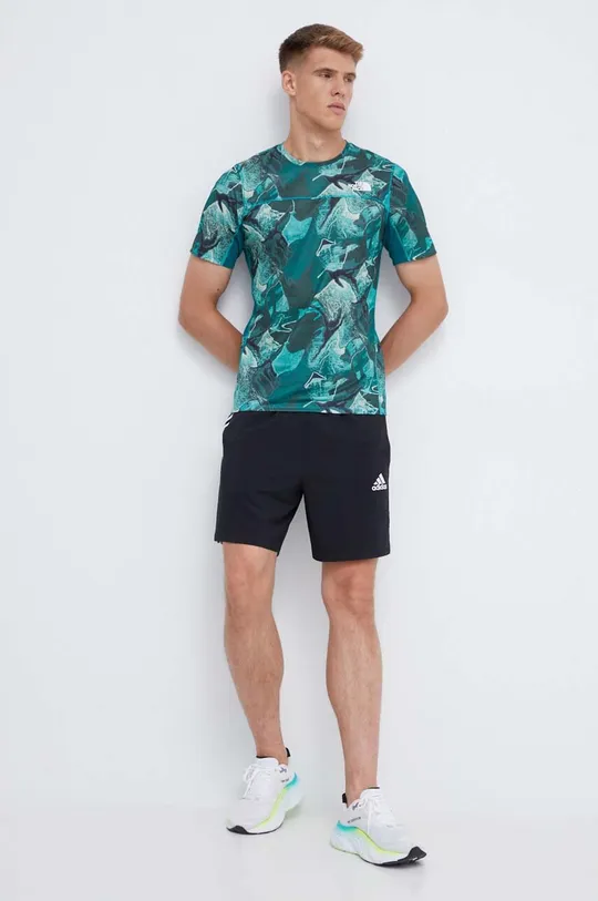 The North Face t-shirt sportowy Sunriser zielony