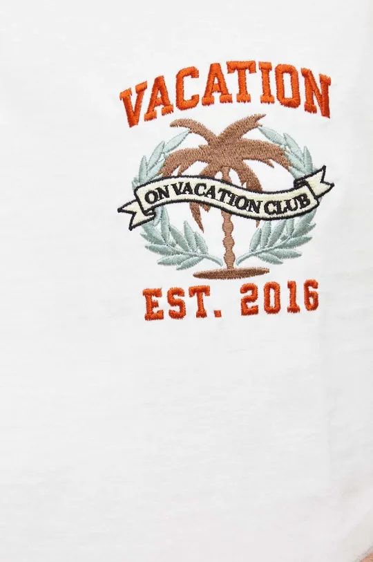 Bombažna kratka majica On Vacation Moški