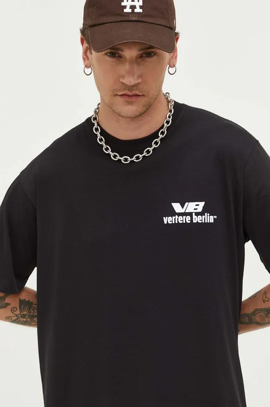 чёрный Хлопковая футболка Vertere Berlin
