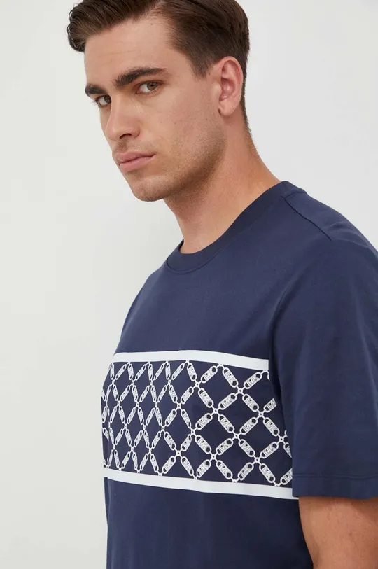 granatowy Michael Kors t-shirt bawełniany