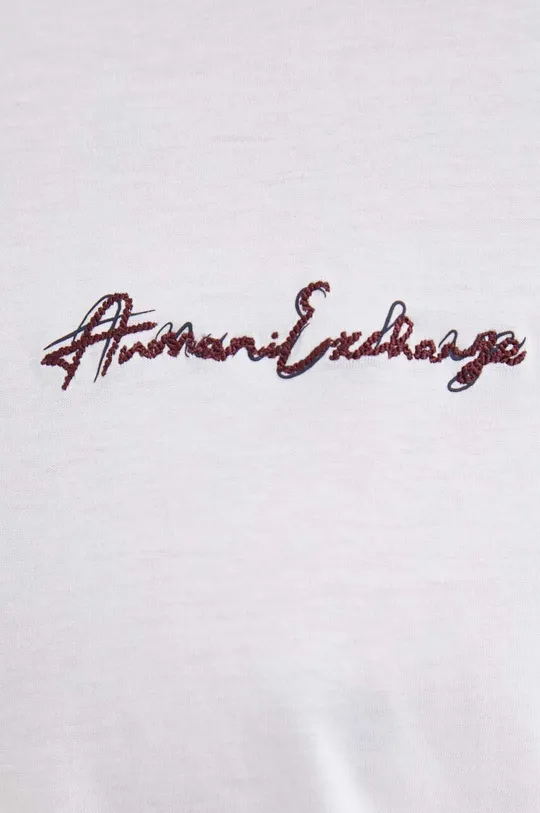 Βαμβακερό μπλουζάκι Armani Exchange