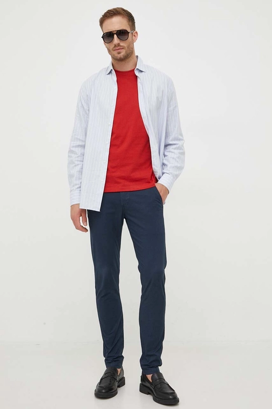 North Sails t-shirt in cotone rosso