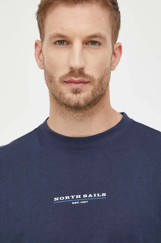 blu navy North Sails t-shirt in cotone