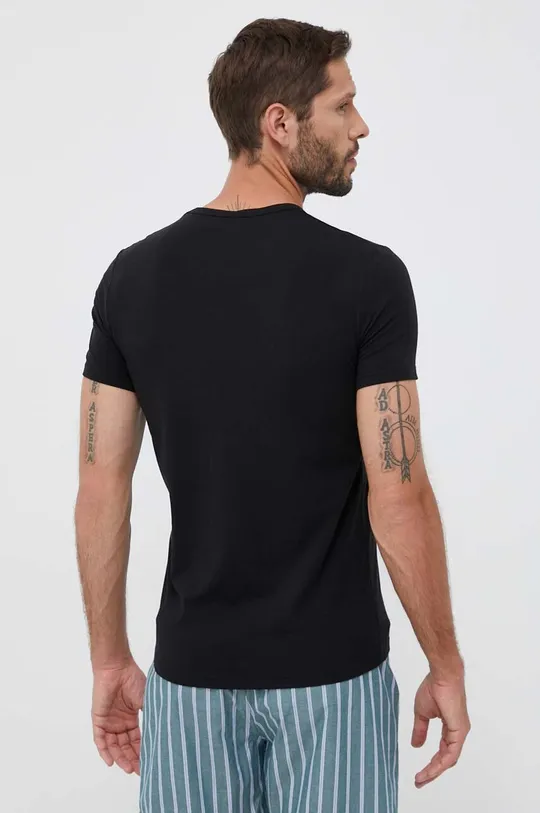 Μπλουζάκι lounge Emporio Armani Underwear 2-pack μαύρο