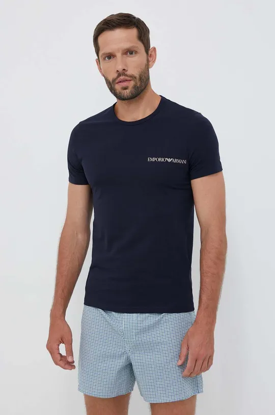 többszínű Emporio Armani Underwear póló otthoni viseletre 2 db Férfi