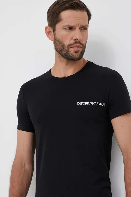 πολύχρωμο Μπλουζάκι lounge Emporio Armani Underwear 2-pack Ανδρικά