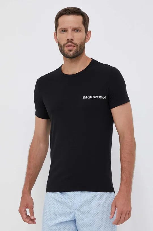 Homewear majica kratkih rukava Emporio Armani Underwear 2-pack Muški