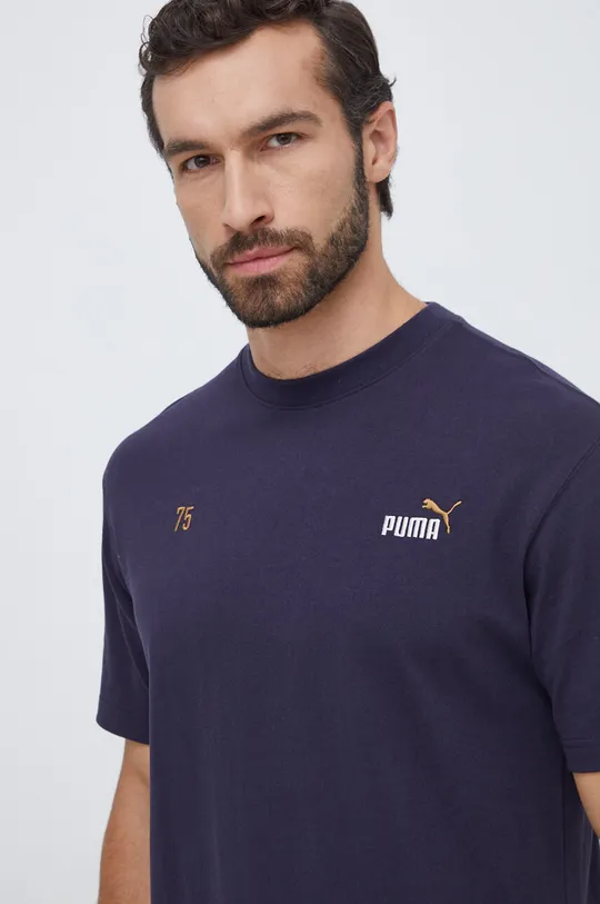 mornarsko plava Pamučna majica Puma