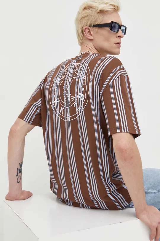 Βαμβακερό μπλουζάκι Karl Kani 100% Οργανικό βαμβάκι