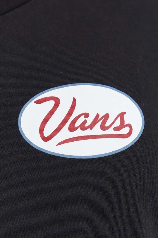чорний Бавовняна футболка Vans