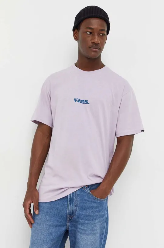 violetto Vans t-shirt in cotone