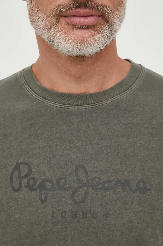 Βαμβακερό μπλουζάκι Pepe Jeans JAYDEN Ανδρικά