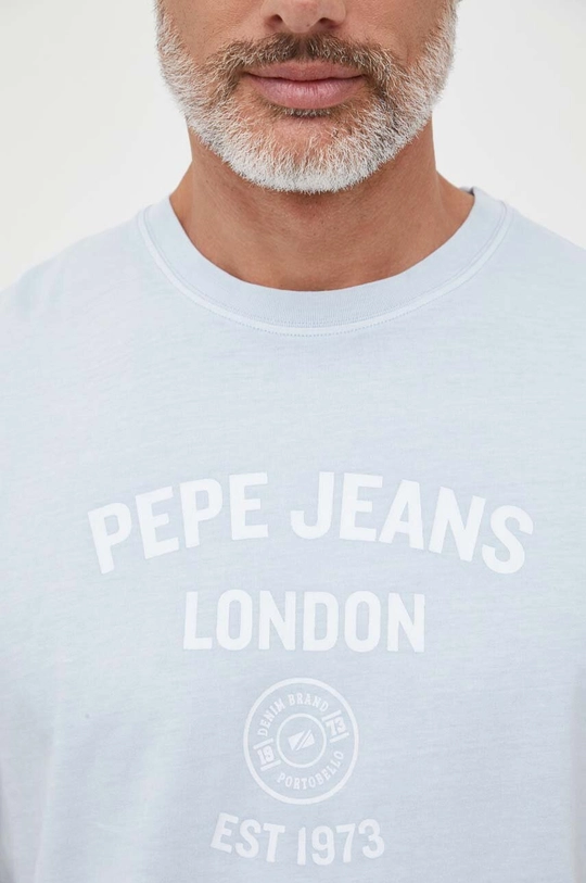 Βαμβακερό μπλουζάκι Pepe Jeans Ανδρικά