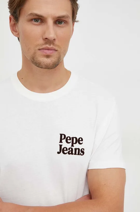 Bombažna kratka majica Pepe Jeans 100 % Bombaž