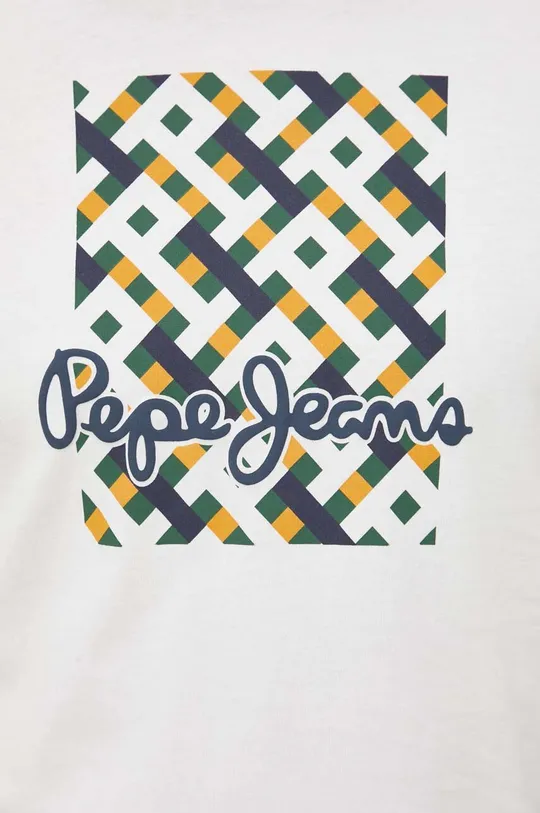 Βαμβακερό μπλουζάκι Pepe Jeans WARREN Ανδρικά