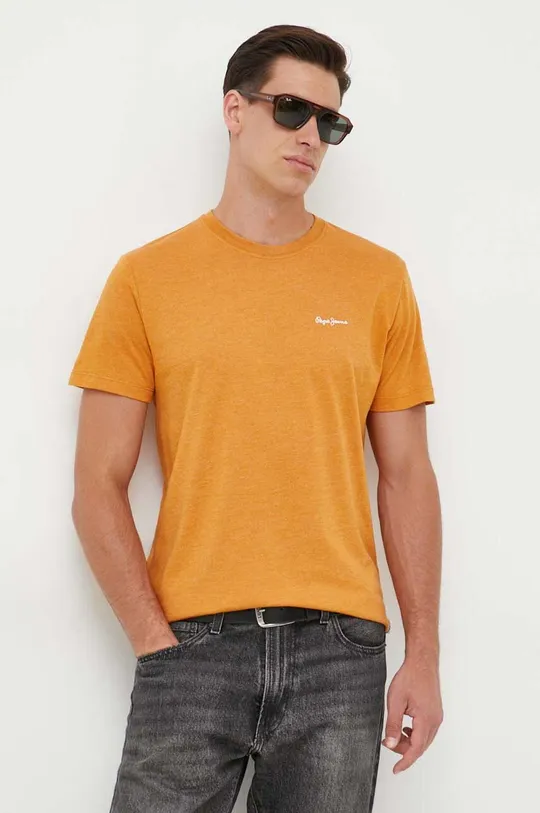 pomarańczowy Pepe Jeans t-shirt Nouvel