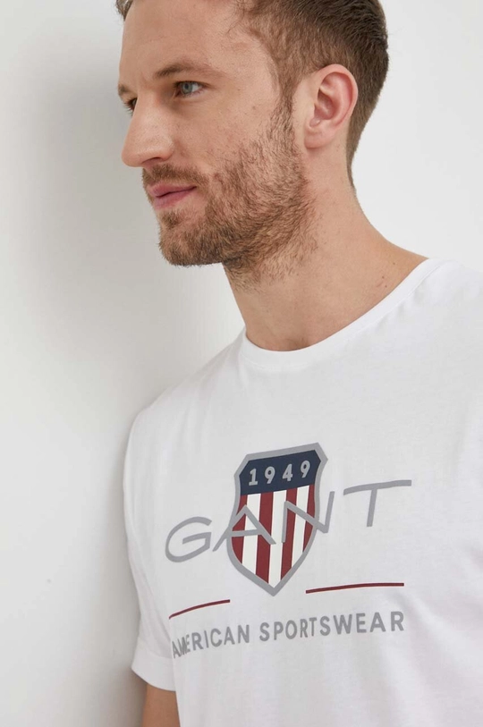 bianco Gant t-shirt in cotone