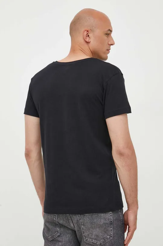 Kratka majica Gant 2-pack črna