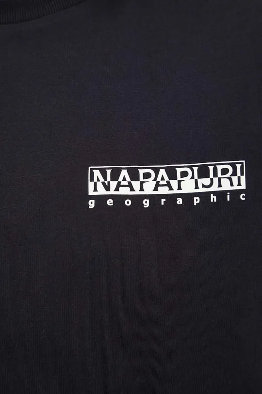 Βαμβακερή μπλούζα με μακριά μανίκια Napapijri Ανδρικά