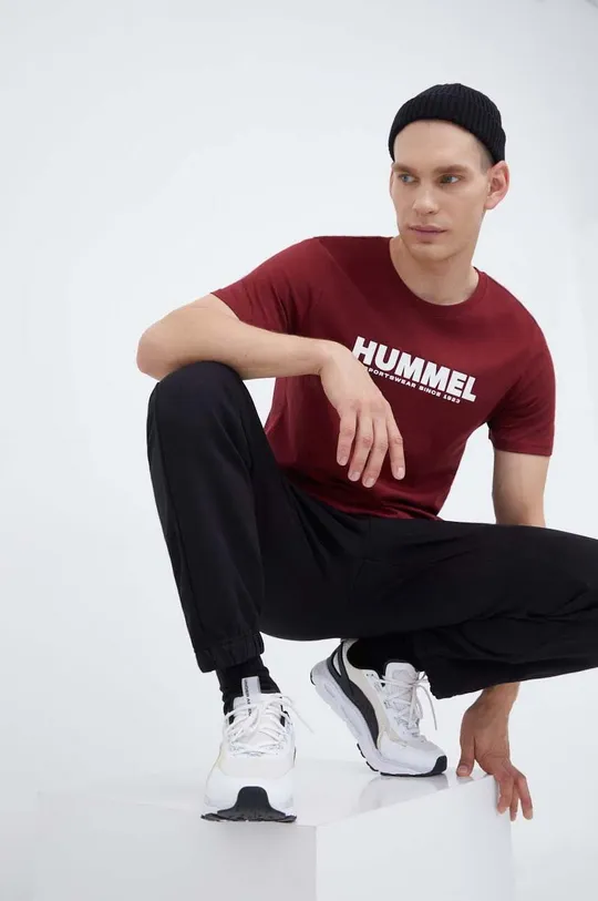 Хлопковая футболка Hummel 100% Хлопок