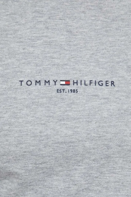 siva Bombažna kratka majica Tommy Hilfiger