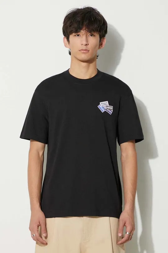 black Lacoste cotton t-shirt Men’s