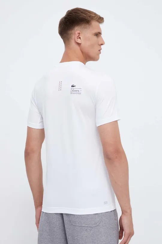Kratka majica Lacoste bela
