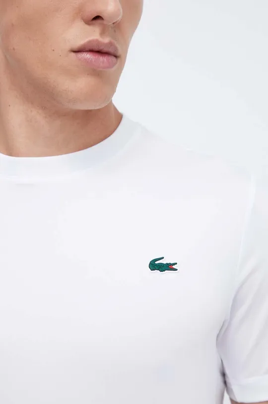 biały Lacoste t-shirt