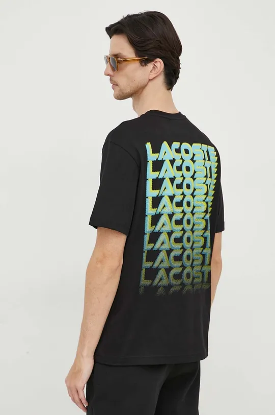Bavlnené tričko Lacoste Základná látka: 100 % Bavlna Elastická manžeta: 98 % Bavlna, 2 % Elastan