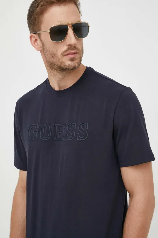 mornarsko modra Kratka majica Guess Moški