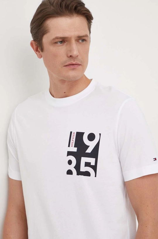 Tommy Hilfiger t-shirt bawełniany 100 % Bawełna