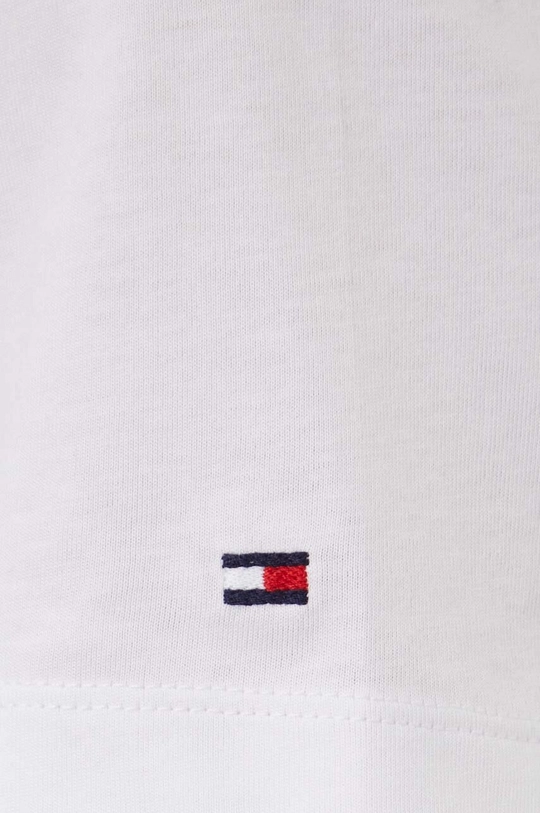 λευκό Βαμβακερό μπλουζάκι Tommy Hilfiger