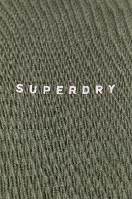 zöld Superdry pamut póló