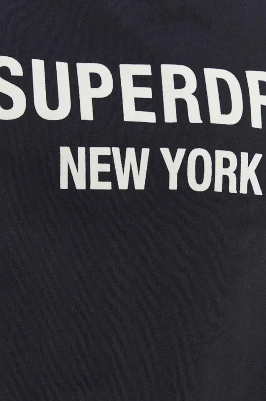 fekete Superdry pamut póló