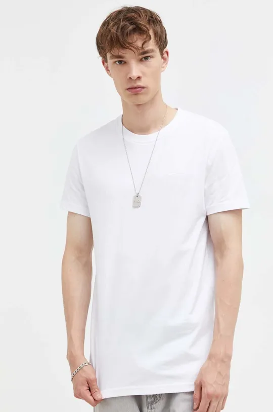 Хлопковая футболка Superdry белый