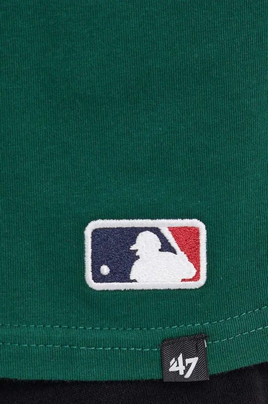 Βαμβακερό μπλουζάκι 47 brand MLB Oakland Athletics Ανδρικά