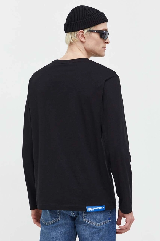 Karl Lagerfeld Jeans longsleeve bawełniany 100 % Bawełna